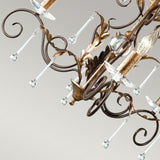 Amarilli 3-Light Chandelier Bronze/Gold - Comet Lighting