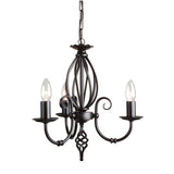 Artisan 3 Light Chandelier - Black