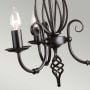 Artisan 3 Light Chandelier - Black