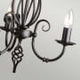 Artisan 3 Light Chandelier - Black