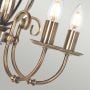 Artisan 5 Light Chandelier - Aged Brass