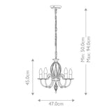 Artisan 5 Light Chandelier - Black