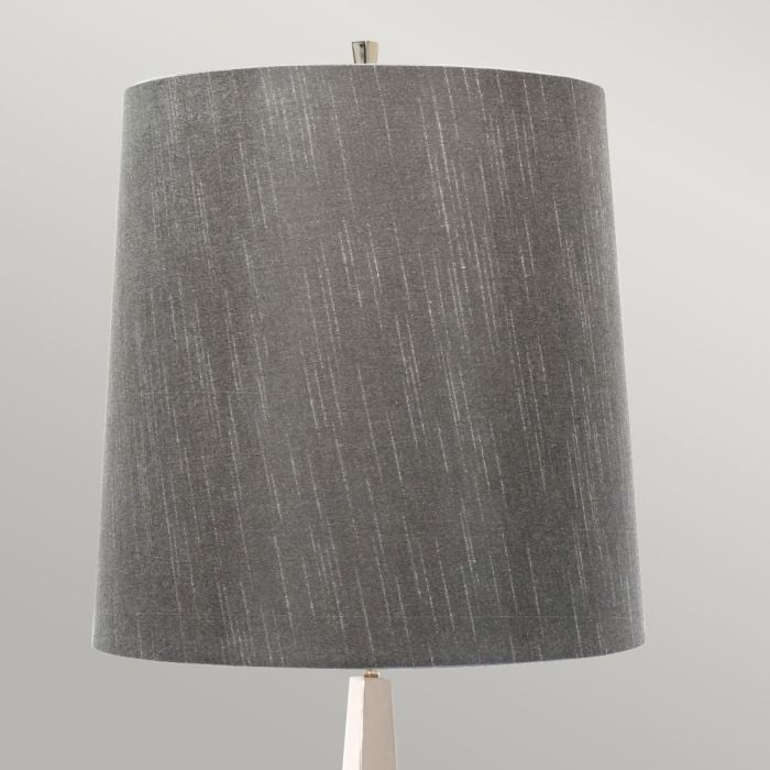 Ascent 1-Light Floor Lamp - Polished Nickel - Comet Lighting