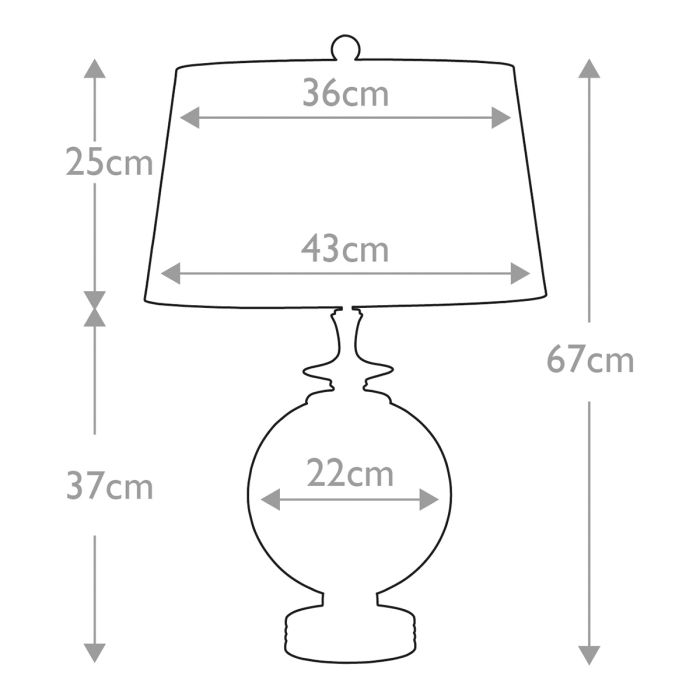 Babushka 1 Light Table Lamp