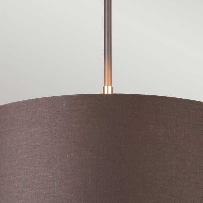 Balance 1-Light Pendant Ceiling Light Brown/Polished Brass