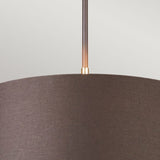 Balance 1-Light Pendant Ceiling Light Brown/Polished Brass