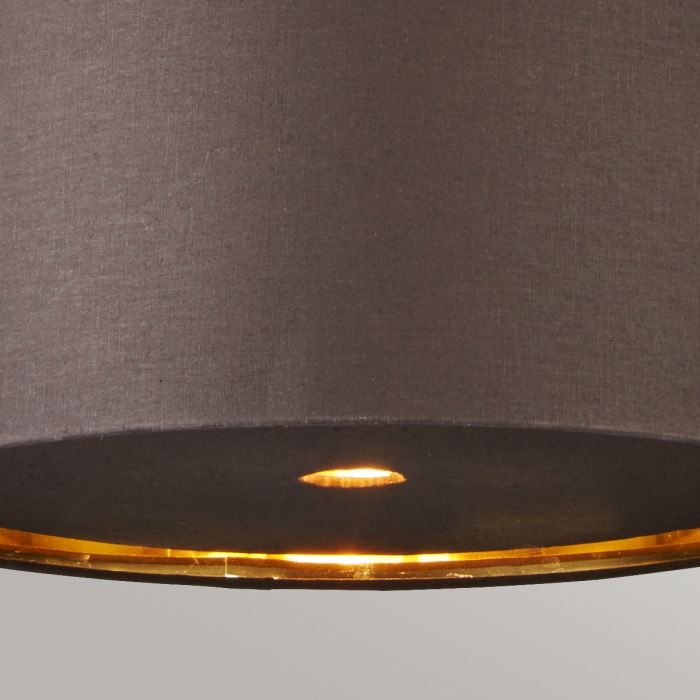 Balance 1 Light Pendant - Brown and Polished Brass