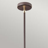 Balance 5-Light Chandelier Brown/Polished Brass - Comet Lighting