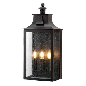 Balmoral Outdoor Wall Lantern Bronze - Comet Lighting