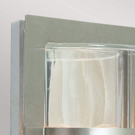 Basel 1 Light Wall Lantern - Stainless Steel With Clear Glass - Comet Lighting