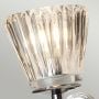 Agatha 2 Light Wall Light - Polished Chrome