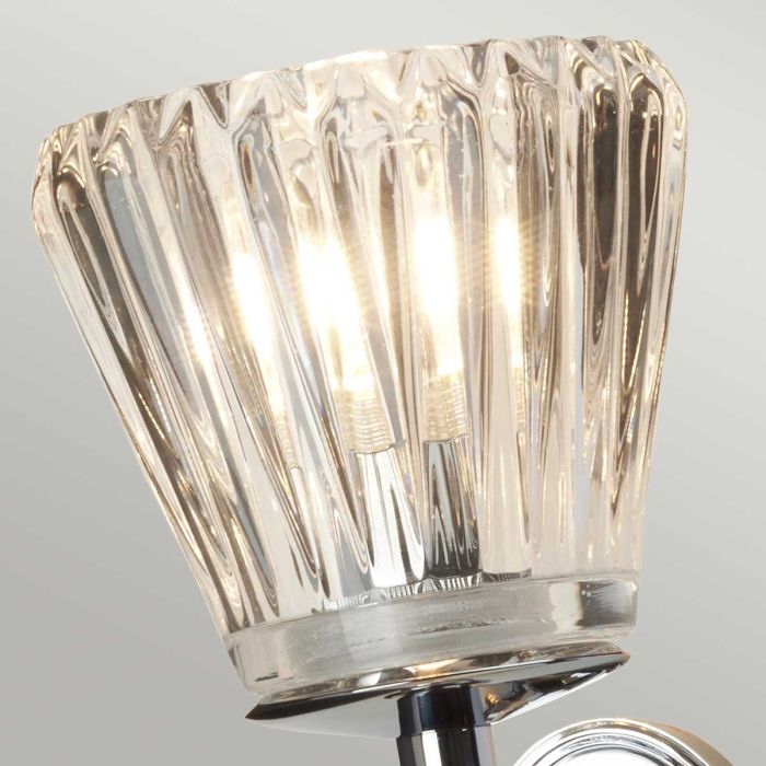 Agatha Wall Light Chrome - Comet Lighting