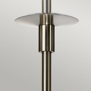 Agatha 1 Light Pendant - Brushed Nickel - Comet Lighting