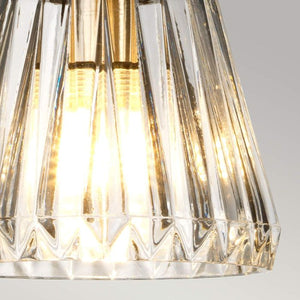 Agatha 1 Light Pendant - Brushed Nickel - Comet Lighting
