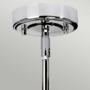 Agatha 1-Light Pendant - Polished Chrome - Comet Lighting