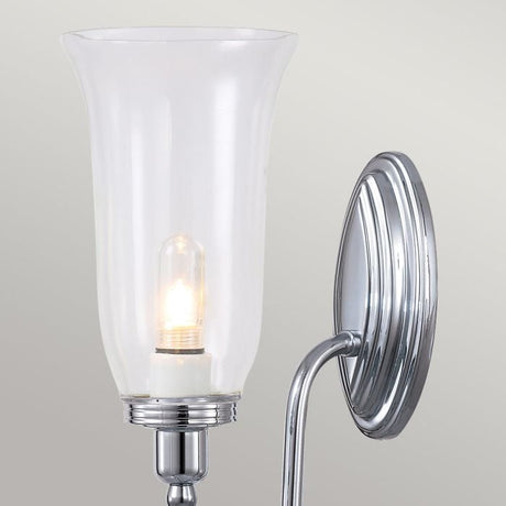 Blake2 Wall Light Polished Chrome - Comet Lighting