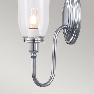 Blake2 Wall Light Polished Chrome - Comet Lighting