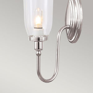 Blake2 Wall Light Polished Nickel - Comet Lighting