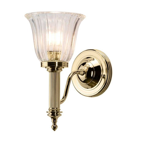 Carroll 1 Light - Polished Brass - Comet Lighting