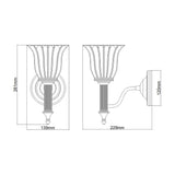 Carroll 1 Light - Polished Brass - Comet Lighting