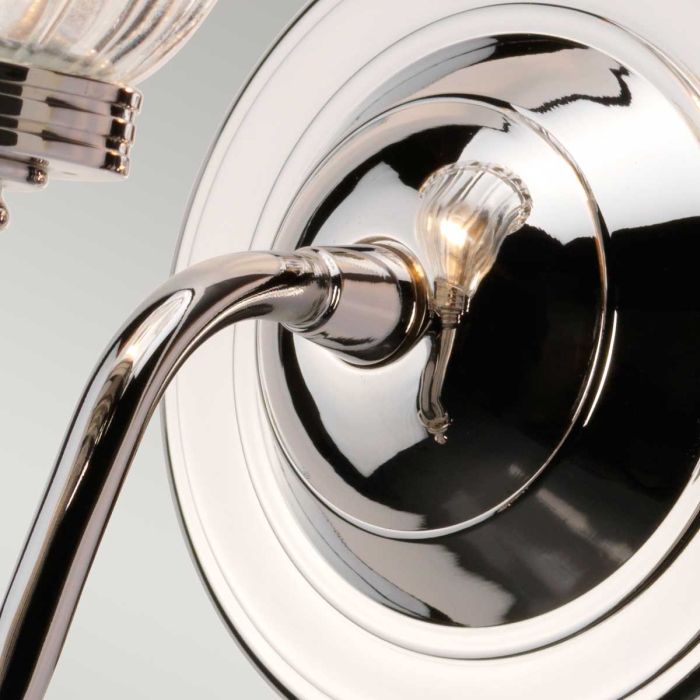Carroll 1 Light - Polished Nickel - Comet Lighting