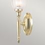 Dryden 1 Light Wall Light - Polished Brass