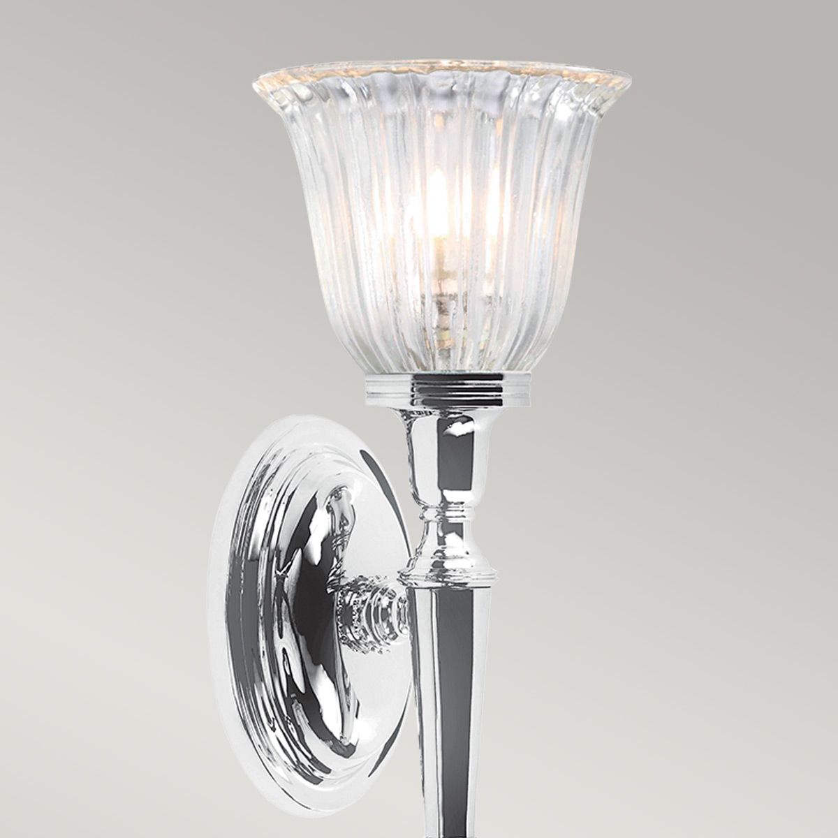 Dryden1 Wall Light Polished Chrome - Comet Lighting