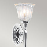 Dryden1 Wall Light Polished Chrome - Comet Lighting