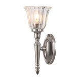 Dryden1 Wall Light Polished Nickel - Comet Lighting