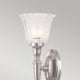 Dryden 1 Light Wall Light - Polished Nickel