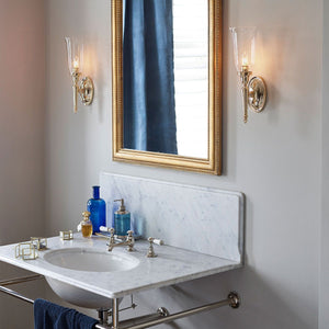 Dryden2 Wall Light Polished Brass - Comet Lighting