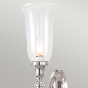 Dryden2 Wall Light Polished Nickel - Comet Lighting