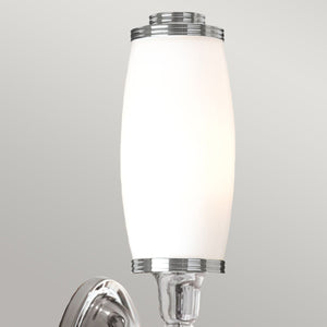 Dryden 1-Light Wall Light Chrome - Comet Lighting
