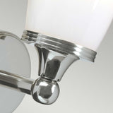 Eliot Single Wall Light Polished Chrome - Comet Lighting
