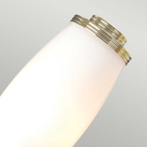 Eliot 2 Light Wall Light - Polished Brass - Comet Lighting