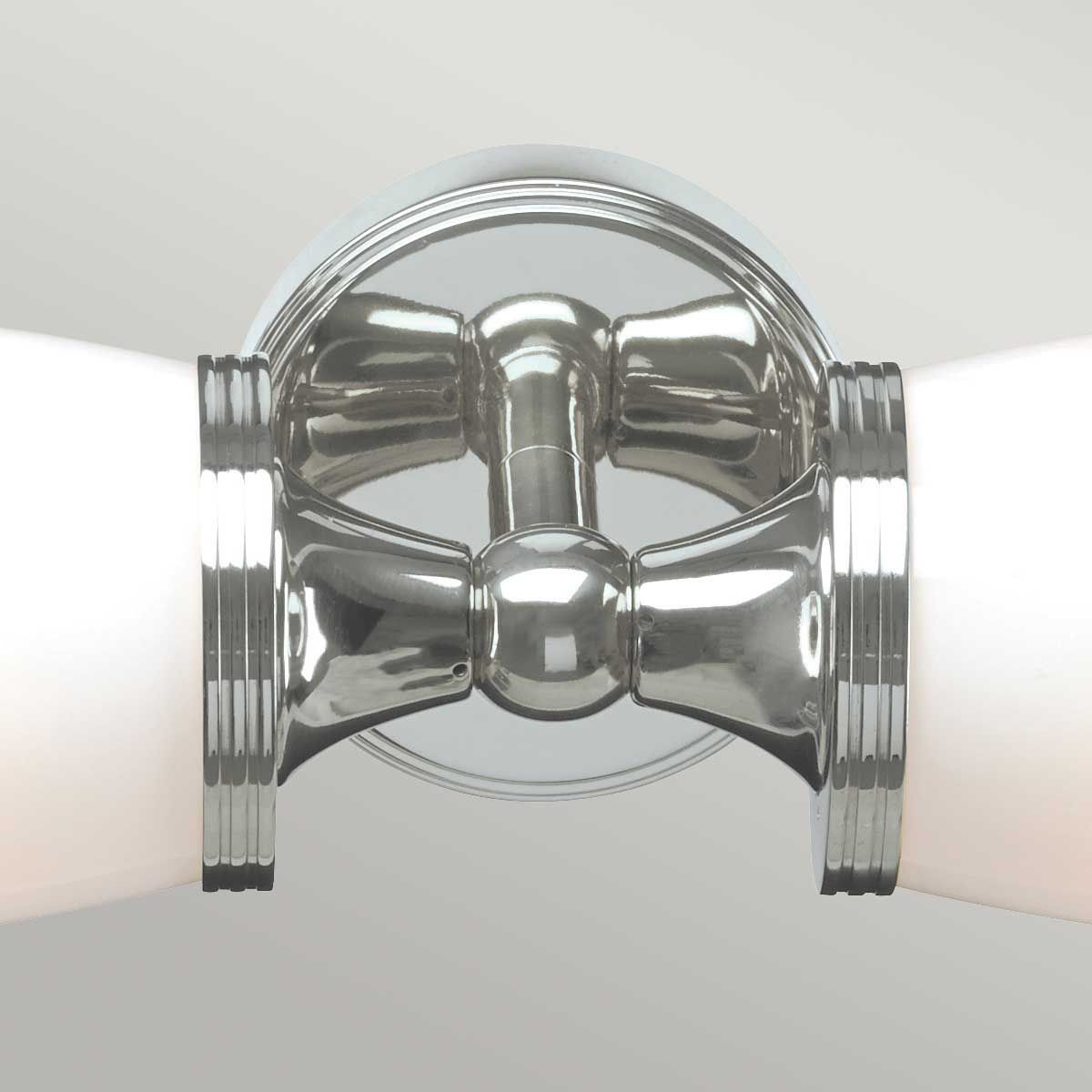 Eliot 2 Light Wall Light - Polished Chrome - Comet Lighting