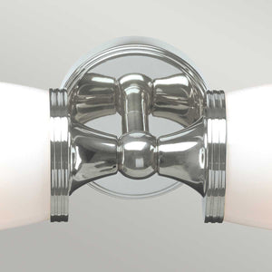 Eliot 2 Light Wall Light - Polished Chrome - Comet Lighting