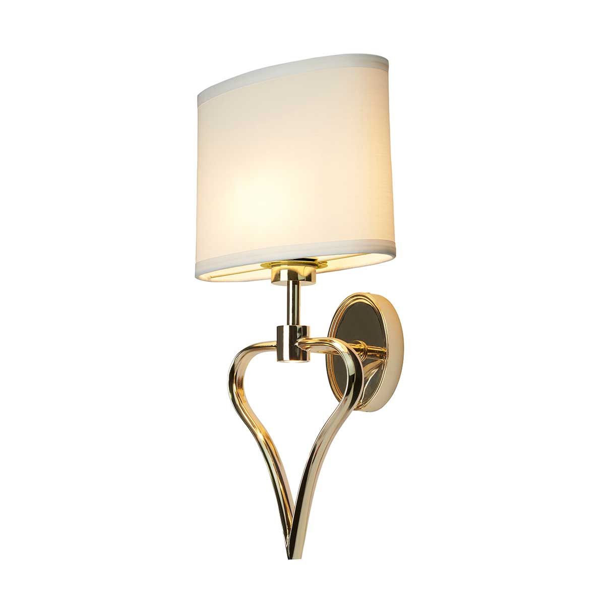 Falmouth 2 Light Wall Light - French Gold - Comet Lighting
