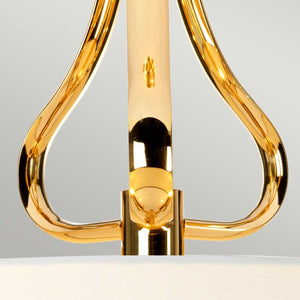 Falmouth 3-Light Semi Flush - French Gold - Comet Lighting