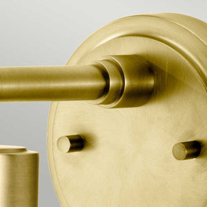 Morvah 1 Light Wall Light - Brushed Brass - Comet Lighting