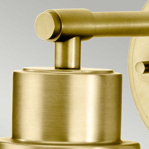 Morvah 1 Light Wall Light - Brushed Brass - Comet Lighting