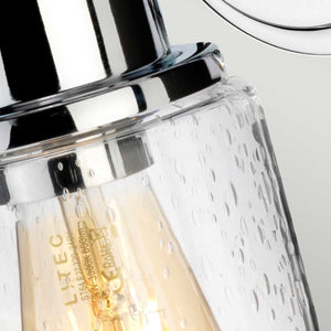 Morvah 1 Light Wall Light - Polished Chrome - Comet Lighting