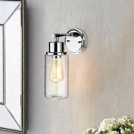 Morvah 1 Light Wall Light - Polished Chrome - Comet Lighting