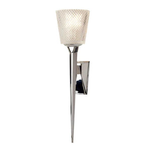 Verity 1 Light Wall Light - Polished Chrome - Comet Lighting
