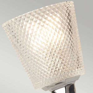 Verity 1 Light Wall Light - Polished Chrome - Comet Lighting
