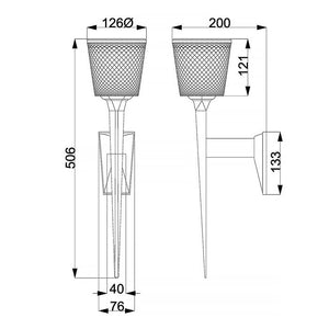 Verity 1 Light Wall Light - Polished Chrome - Comet Lighting