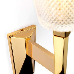 Verity 1 Light Wall Light - Polished Gold - Comet Lighting