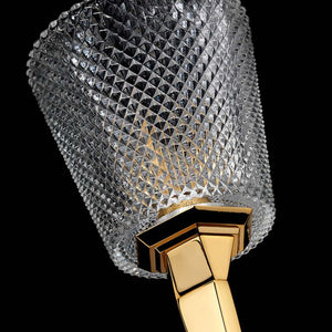 Verity 1 Light Wall Light - Polished Gold - Comet Lighting