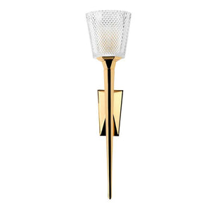 Verity 1 Light Wall Light - Polished Gold - Comet Lighting