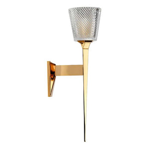Verity 1 Light Wall Light - Polished Gold - Comet Lighting
